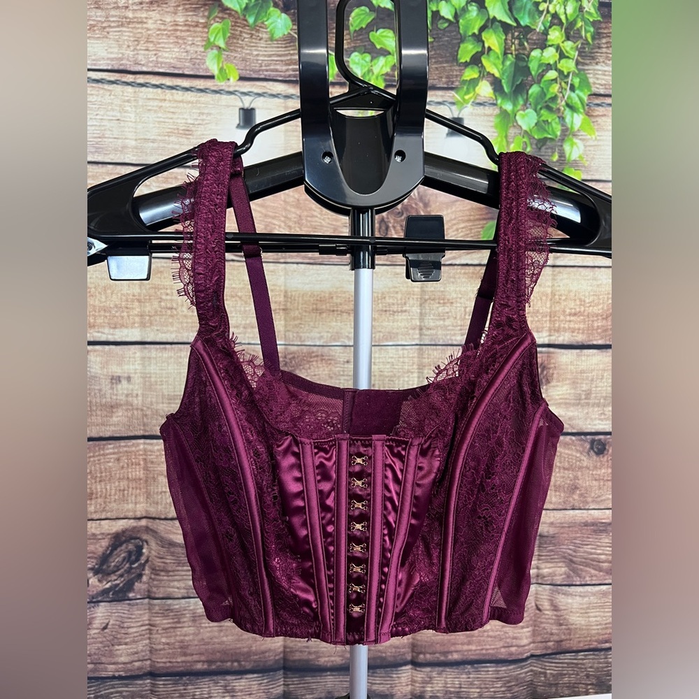 Victoria’s Secret Corset Lingerie Top Size Large